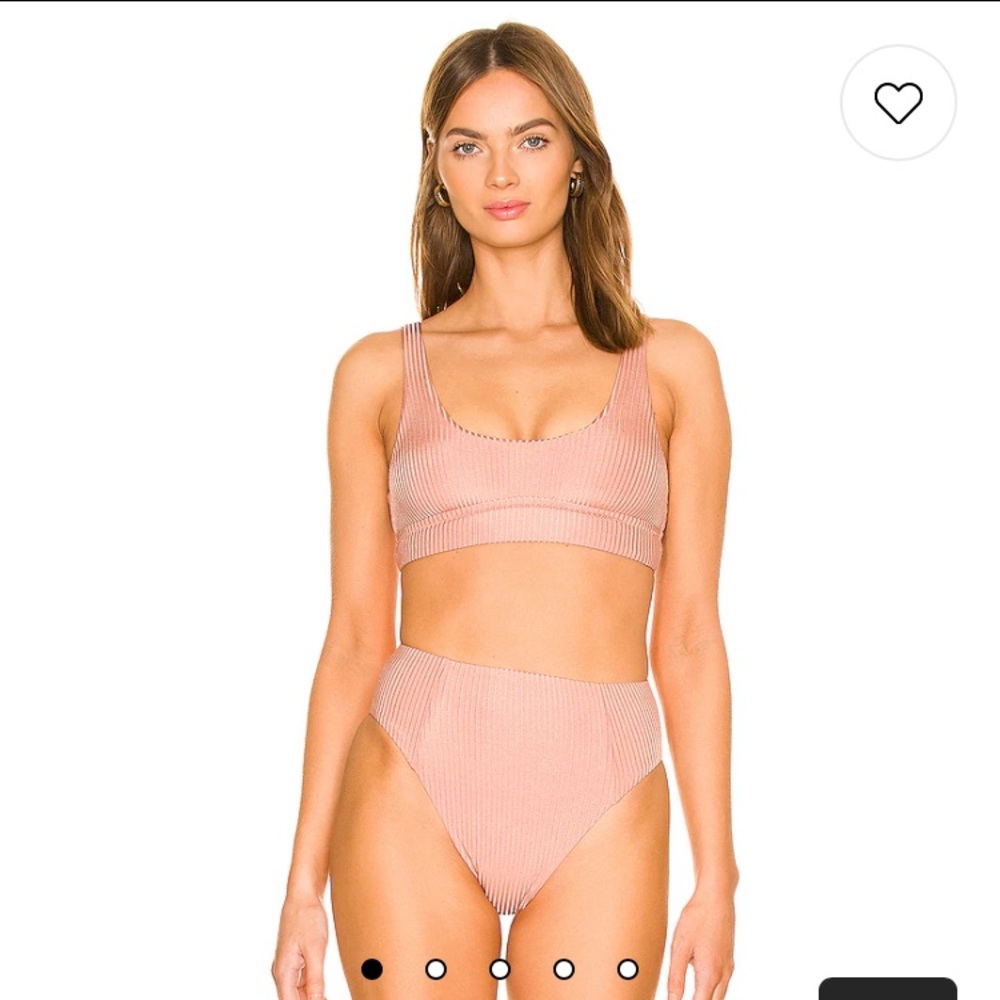 BNWT Vitamin A Pink Sienna Pink Sands Shimmer Bikini set